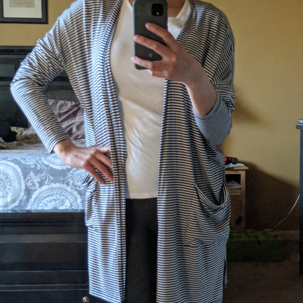 CJLA "Sailor" Kimono Cardigan small